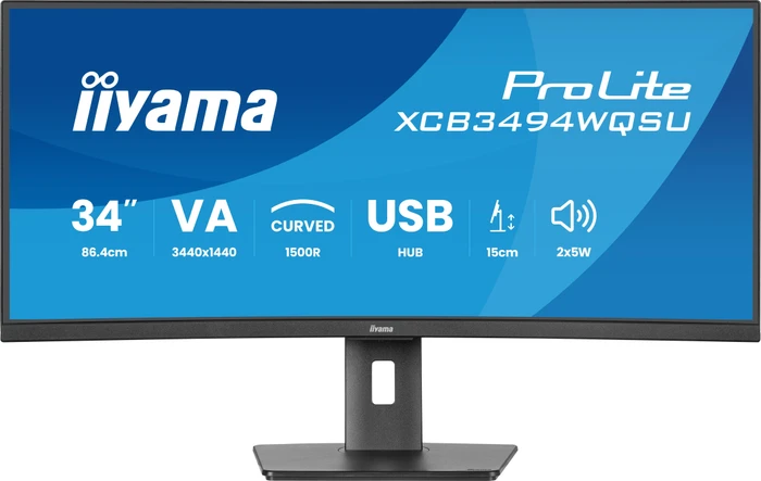 iiyama ProLite XCB3494WQSU-B1, 34" – Bild 2 von 12