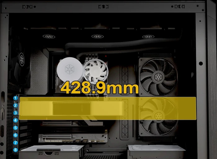 SilverStone Seta H2, schwarz, Glasfenster