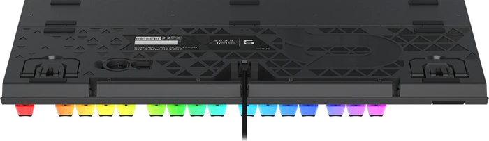 Endorfy SilentiumPC SPC Gear GK650K Omnis Pudding Edition, LEDs RGB, Kailh RED, USB, DE
