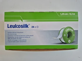 BSN medical Leukosilk mit Schutzring, 1.25cm x 9.2m, 24 Stück
