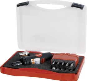 Ruko 1/4" Druckluft-Geradschleifer inkl. Koffer + Zubehör