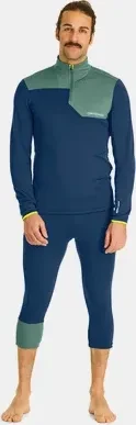 Ortovox Fleece Light Zip Neck Funktionsjacke deep ocean (Herren)