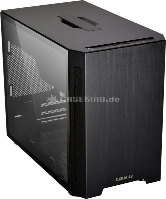 Lian Li TU150, schwarz, Glasfenster, Mini-ITX