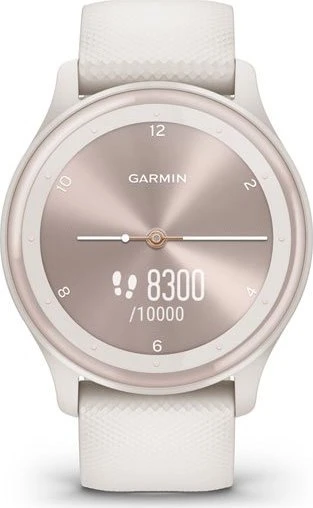 Garmin vivomove Sport Aktivitäts-Tracker ivory/peach gold