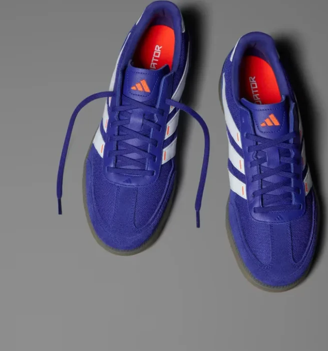 adidas Predator Freestyle IN lucid blue/cloud white/solar red