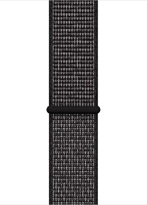 Apple Watch Nike+ Series 4 (GPS + Cellular) Aluminium 44mm grau mit Sport Loop schwarz