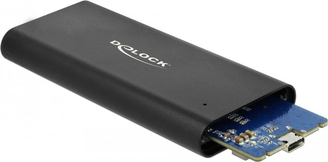 DeLOCK USB 3.1 Gen 2 External Enclosure, USB-C 3.1