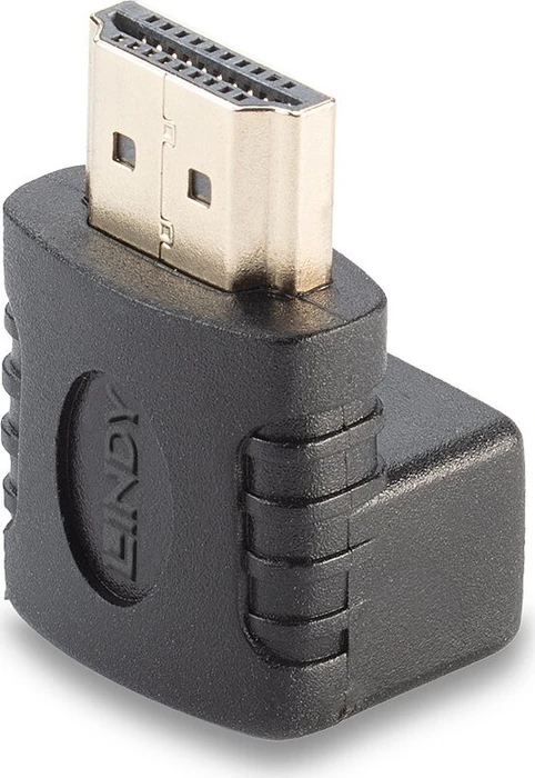 Lindy 4K HDMI Typ A Stecker/Buchse Adapter gewinkelt 90° oben