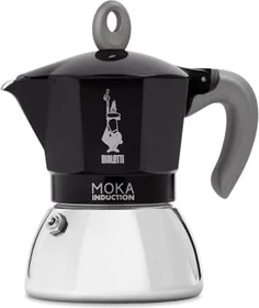 Bialetti Moka Induktion 2 Tassen Espressokanne schwarz
