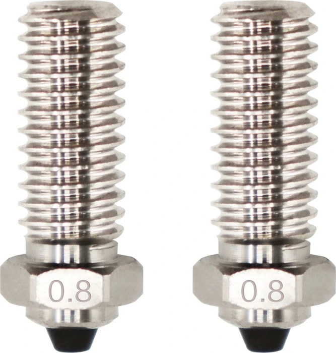 QIDI Druckdüse Bimetal für X-Smart 3/X-Plus 3/X-Max 3/Q1-Pro 2er-Set, 0.8mm, 2er-Pack