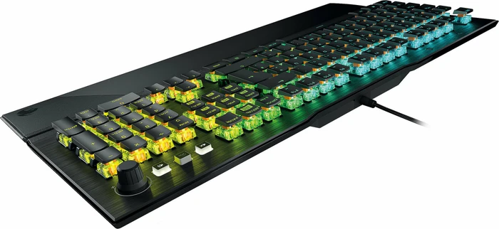 Roccat Vulcan Pro, LEDs RGB, schwarz, Titan Optical Linear, USB, DE