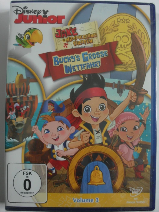 Jake und die Nimmerland Piraten Vol. 3: Buckys große Wettfahrt (DVD)