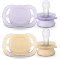 Philips Avent SCF075/01 ultra start Beruhigungsschnuller, 0-2M, Silikon, orange/violett, 2 Stück Vorschaubild