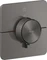 Hansgrohe Axor ShowerSelect ID softsquare Thermostat für 1 Verbraucher brushed black chrome Vorschaubild