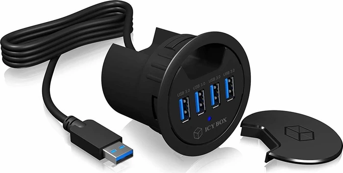 RaidSonic Icy Box IB-HUB1403 Einbau USB-Hub, 4x USB-A 3.0, USB-A 3.0 [Stecker]