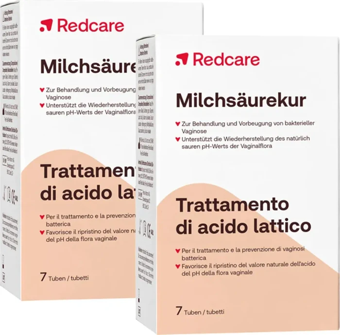 Redcare Milchsäurekur Tuben, 14 Stück (2x 7 Stück)