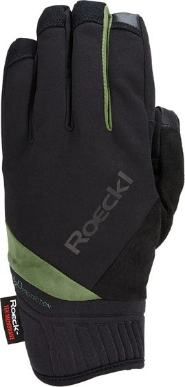 Roeckl Ranten Fahrradhandschuhe black/fir forest