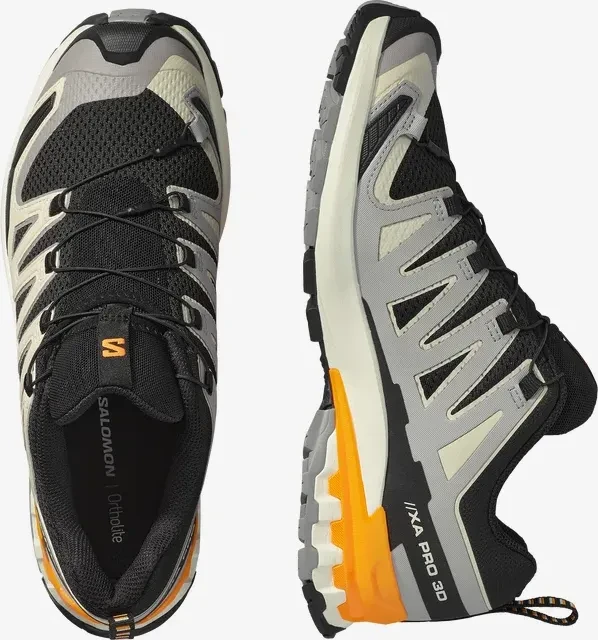 Salomon XA Pro 3D V9 black/gull/turmeric (Herren)