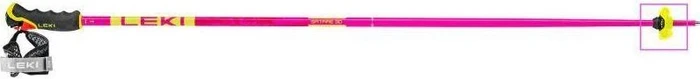 Leki Spitfire 3D Freeride Skistock neon magenta/neon yellow/berry (Modell 2025/2026)