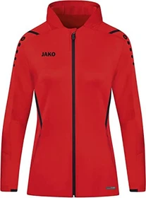 Jako Challenge Kapuzen Trainingsjacke rot/schwarz (Damen)