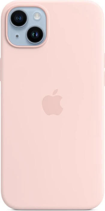 Apple Silikon Case mit MagSafe für iPhone 14 Plus kalkrosa