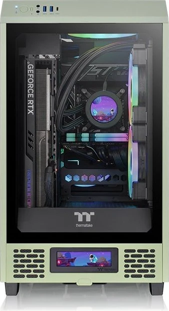 Thermaltake LCD Panel Kit 3.9" für Thermaltake The Tower 200, grün