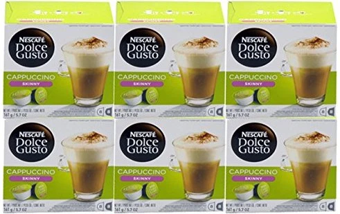 Nestlé Nescafe Dolce Gusto Cappuccino Light Kaffeekapseln, 48 Stück (6x 8 Stück)