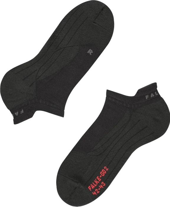 Falke GO2 Invisible Golfsocken schwarz (Herren)