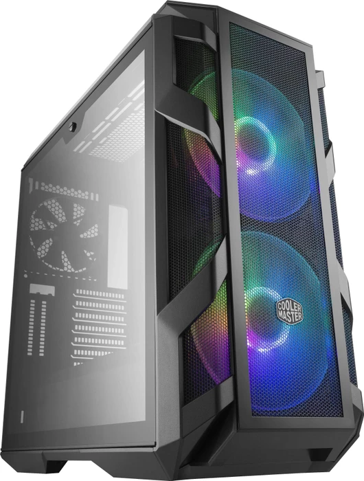 Cooler Master MasterCase H500M, grau, Glasfenster
