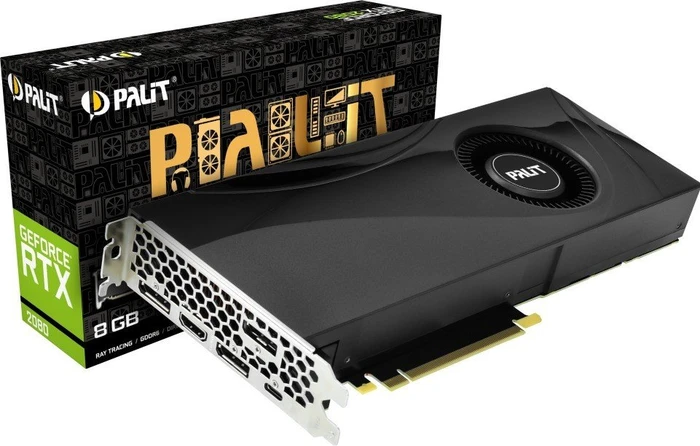 Palit GeForce RTX 2080, 8GB GDDR6, HDMI, USB-C, 3x DP