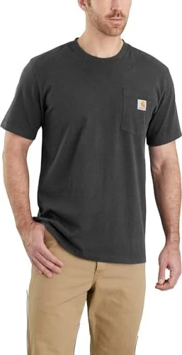 Carhartt K87 Pocket T-Shirt kurzarm carbon heather (Herren)