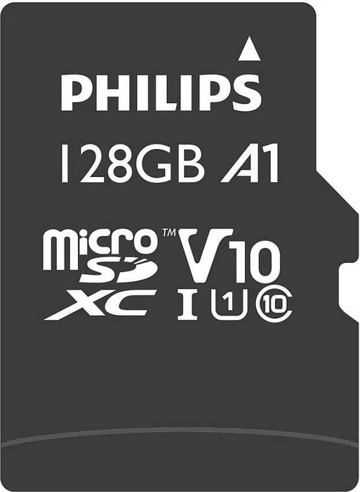 Philips microSDXC R80/W30 128GB Kit, UHS-I U1, A1, Class 10