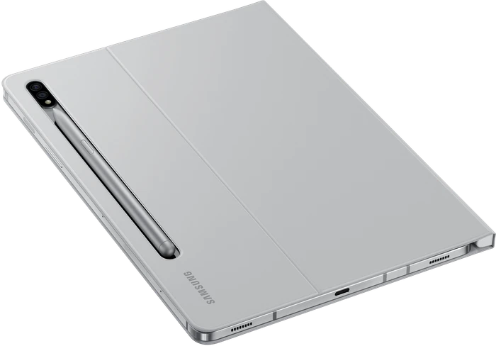 Samsung EF-BT630 Book Cover für Galaxy Tab S7, Light Gray