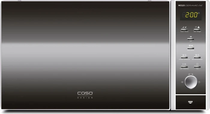 Caso MCG25 Ceramic Chef Mikrowelle mit Grill/Heißluft