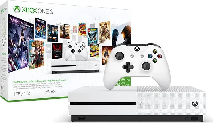 Microsoft Xbox One S - 1TB Starter Bundle weiß