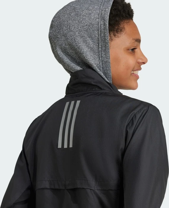 adidas Team Wind.RDY Funktionsjacke black/reflective silver (Junior)