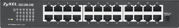 Zyxel GS1100 Desktop Gigabit Switch, 24x RJ-45
