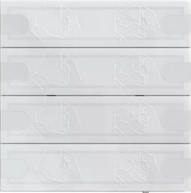 Gira KNX Tastsensor 4 Komfort 4-fach weiß