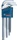 Bosch Professional Innensechskant Winkelschlüsselsatz, 9-tlg. (1600A01TH5)