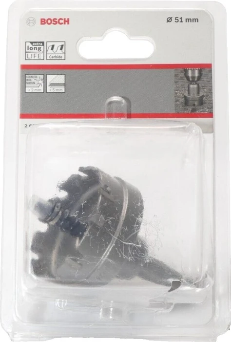 Bosch Professional Precision for Sheet Metal TCT Lochsäge, 51x5mm, 1 Stück