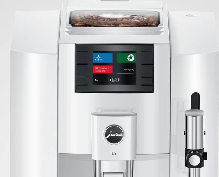 Jura E8 EB piano white