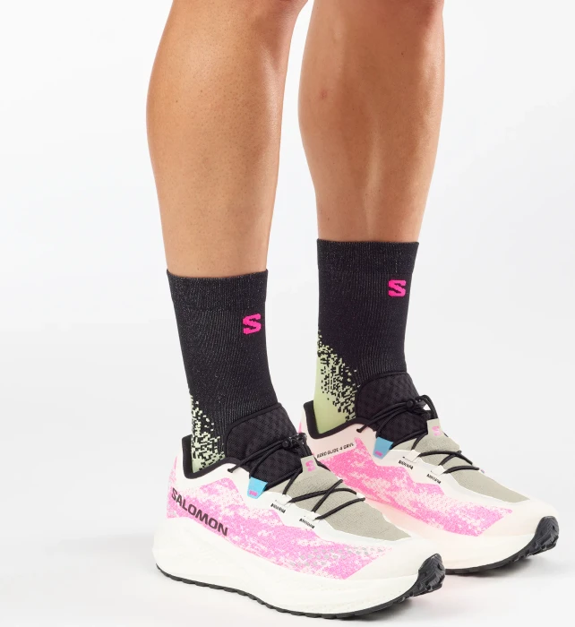 Salomon Aero Glide 4 GRVL vanilla ice/knockout pink/black (Herren)