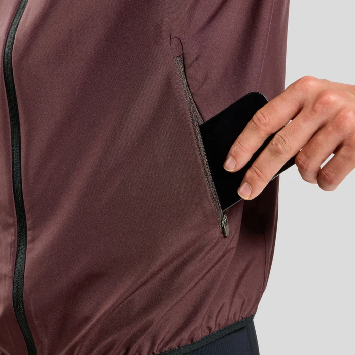 Odlo Essential Light Laufjacke fudge (Herren)
