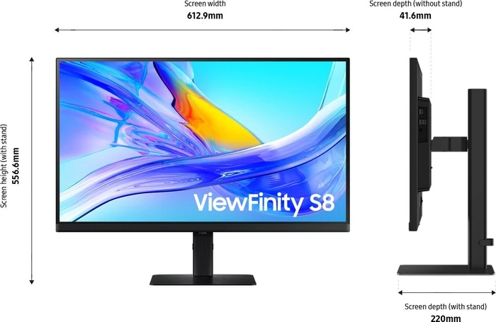 Samsung ViewFinity S8 S80UD, 26.9"