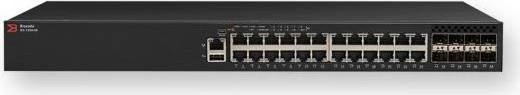 Brocade Ruckus ICX 7250 Rackmount Gigabit Managed Switch, 24x RJ-45, 8x SFP+, 370W PoE+