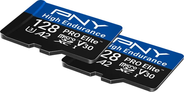 PNY Pro Elite High Endurance R100/W90 128GB Kit, UHS-I U3, A2, Class 10, 2er-Pack