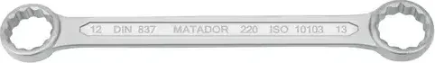 Matador 0220 Doppelringschlüssel, 12/13x150mm