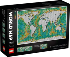 LEGO Art - Weltkarte