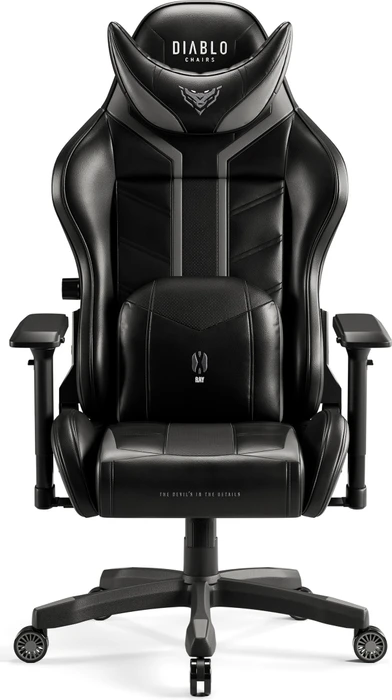 Diablo Chairs X-Ray 2.0 Normal Gamingstuhl, schwarz/grau