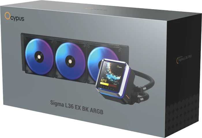 Ocypus Sigma L36 EX BK ARGB, schwarz